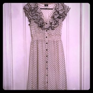 White Polka Dot Dress